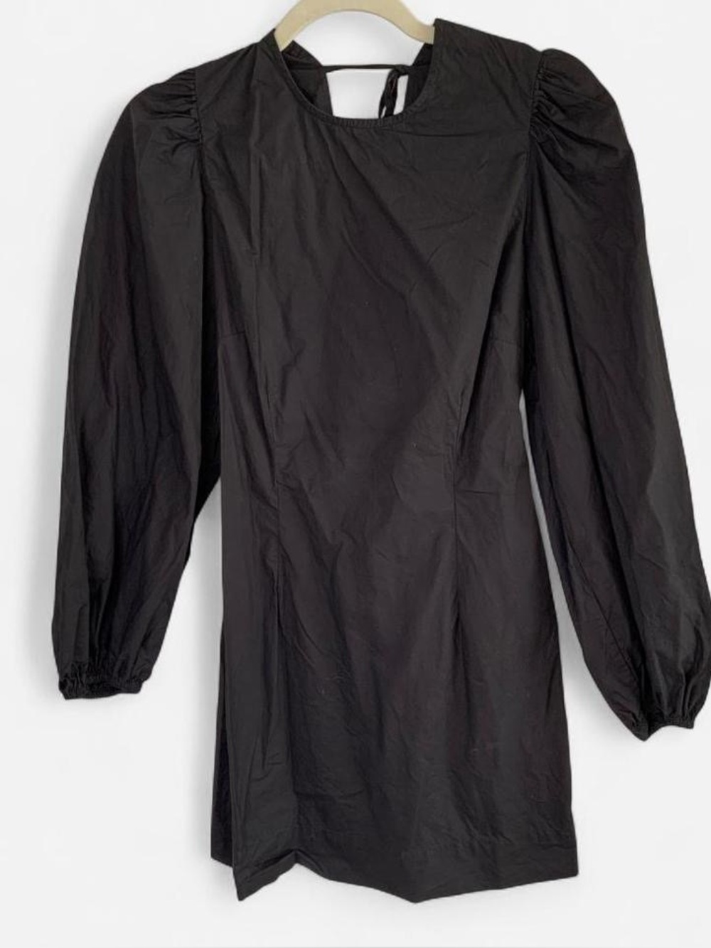 Ganni Black Dress w/ open back